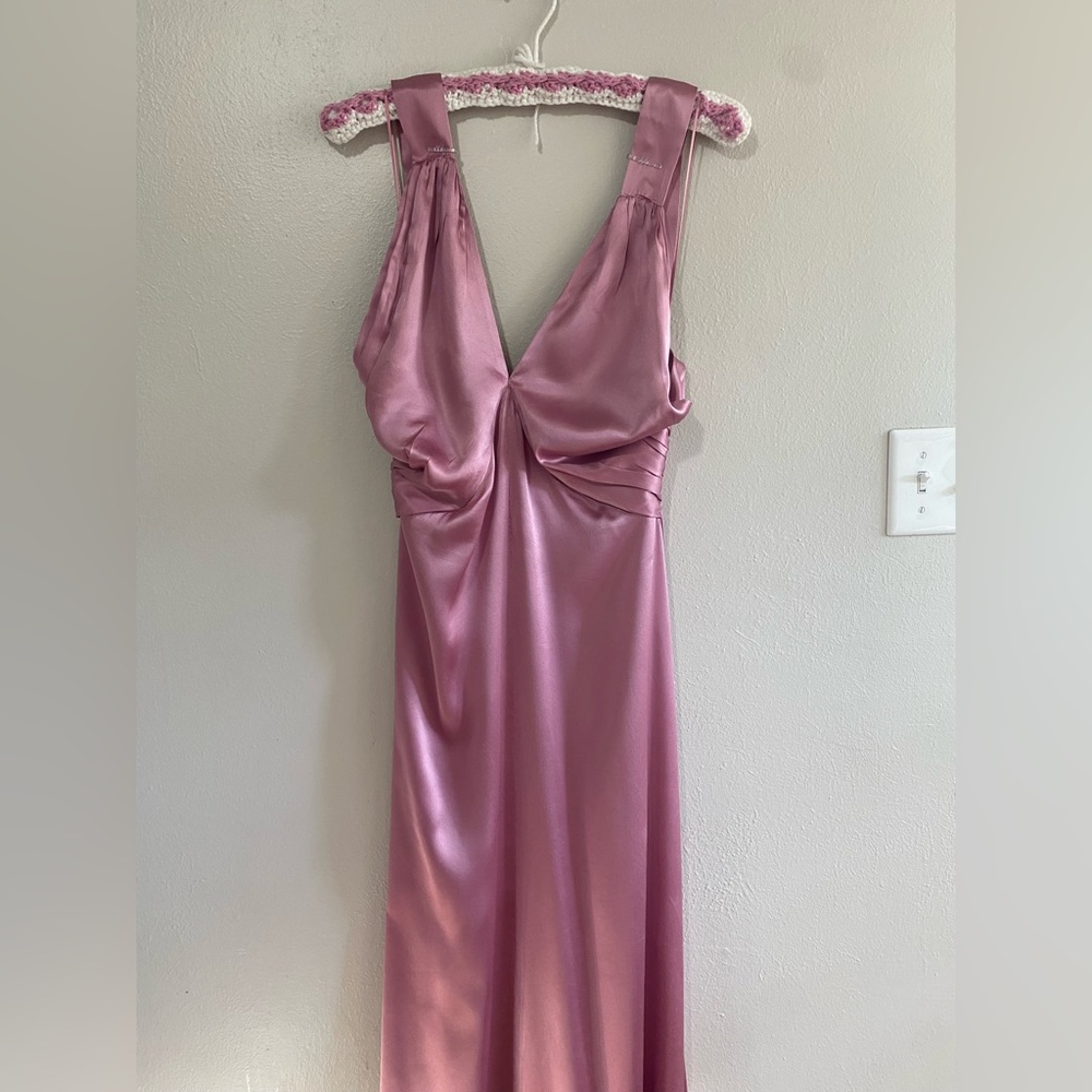 Reformation Veria Silk Dress
